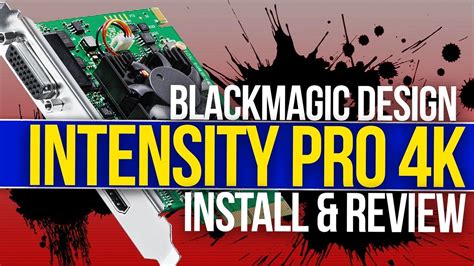 Breaking Down the Black Magic Intensity Pro Workflow